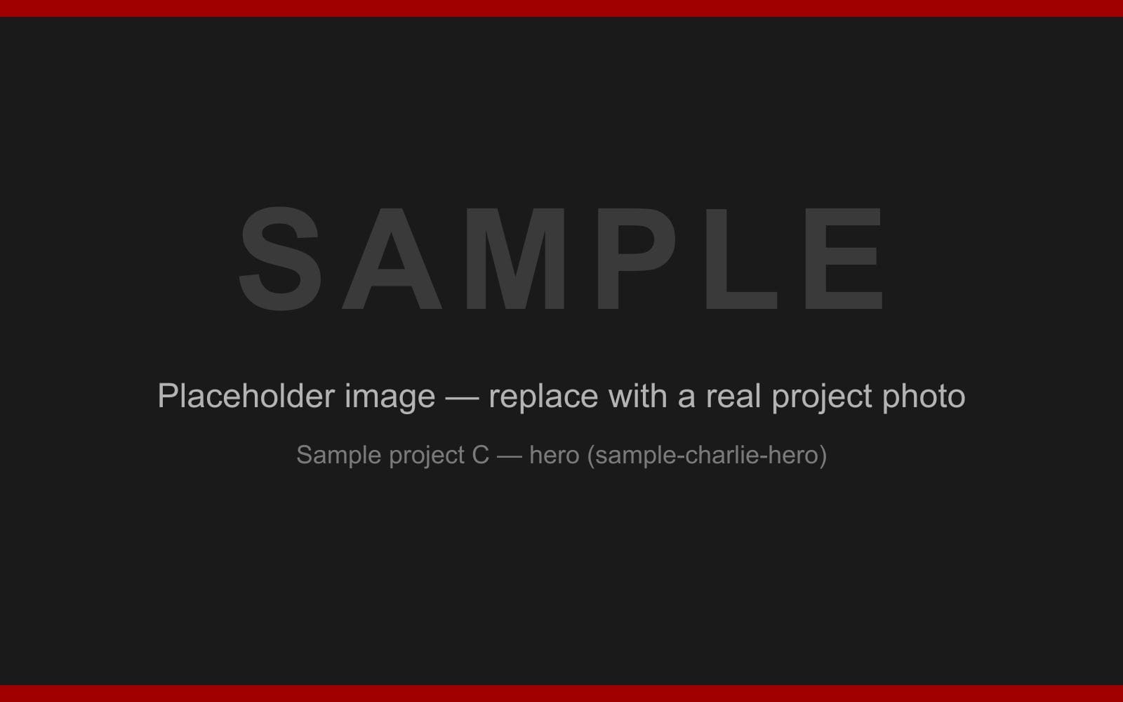 [SAMPLE] Placeholder photo for a boardroom video conferencing project